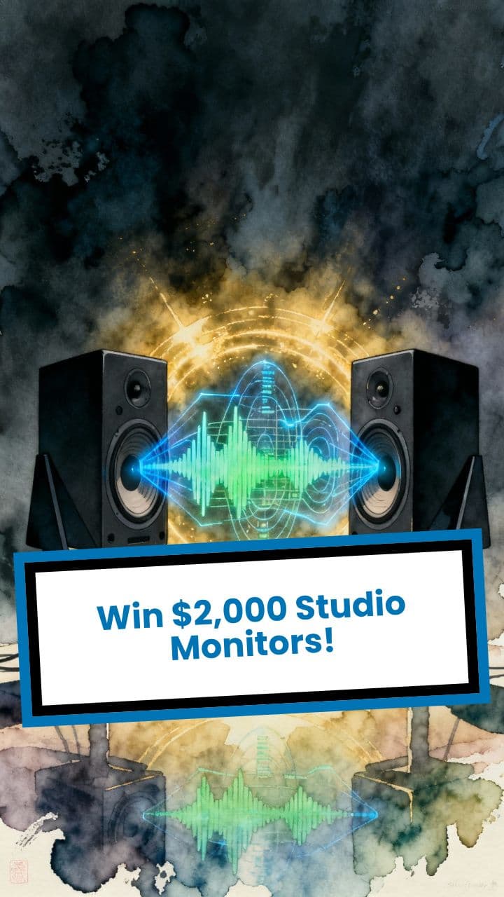 Win $2,000 Studio Monitors!