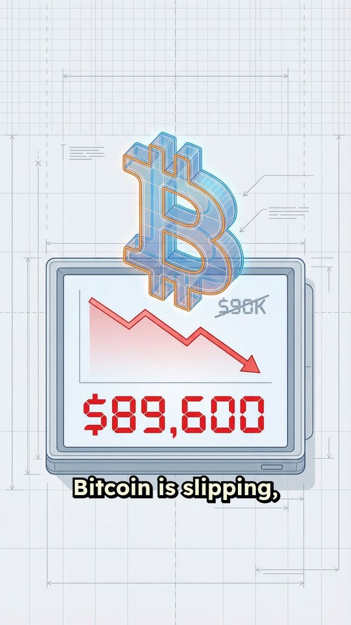 Bitcoin Dips Below $90K Amid Caution
