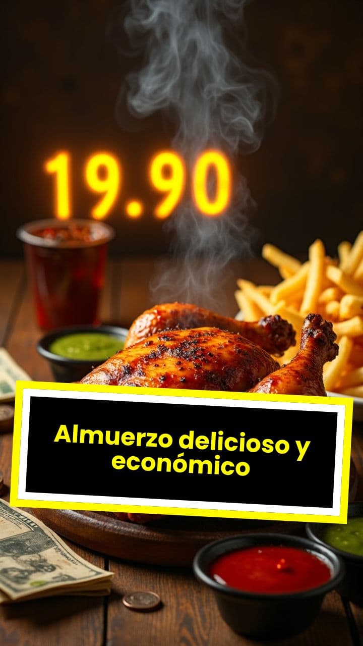 Almuerzo delicioso y económico