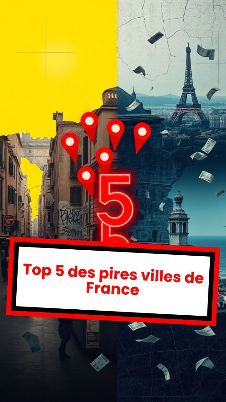 Top 5 des pires villes de France