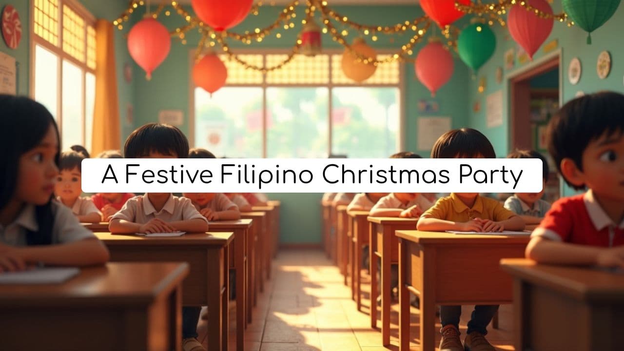 A Filipino Grade 5 Christmas Celebration