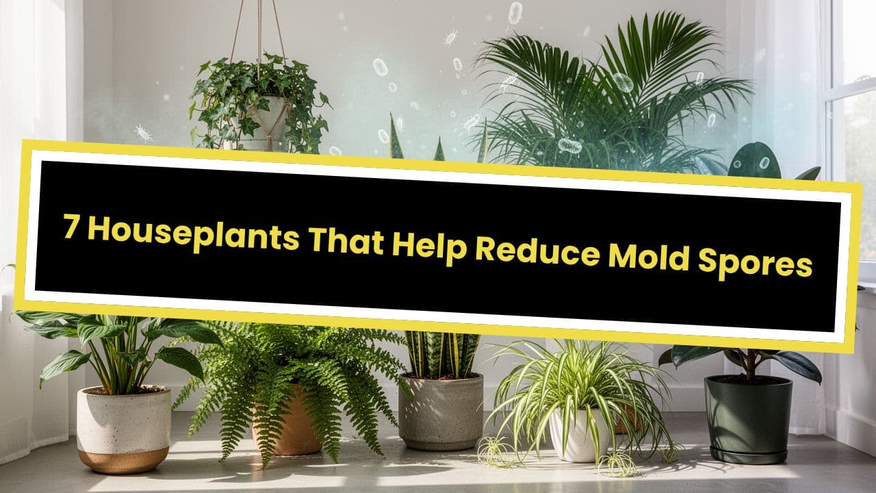 7 Houseplants That Help Reduce Mold Spores