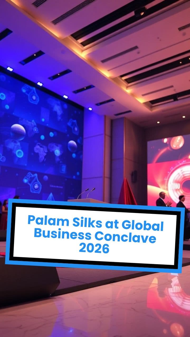 Palam Silks at Global Business Conclave 2026