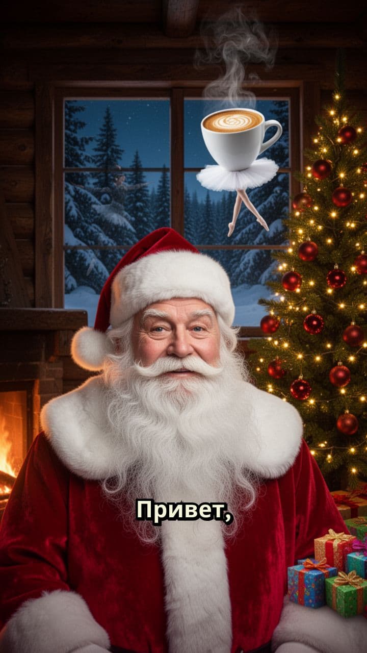 Новогоднее поздравление от Деда Мороза
