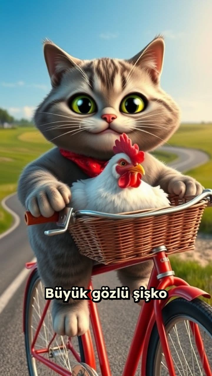 Kedi ve Tavuk Kaçırma Macerası