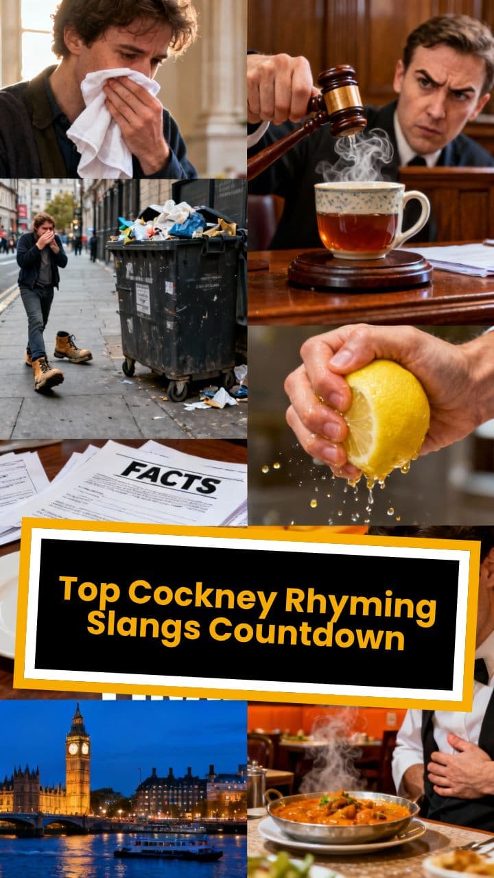 Top Cockney Rhyming Slangs Countdown