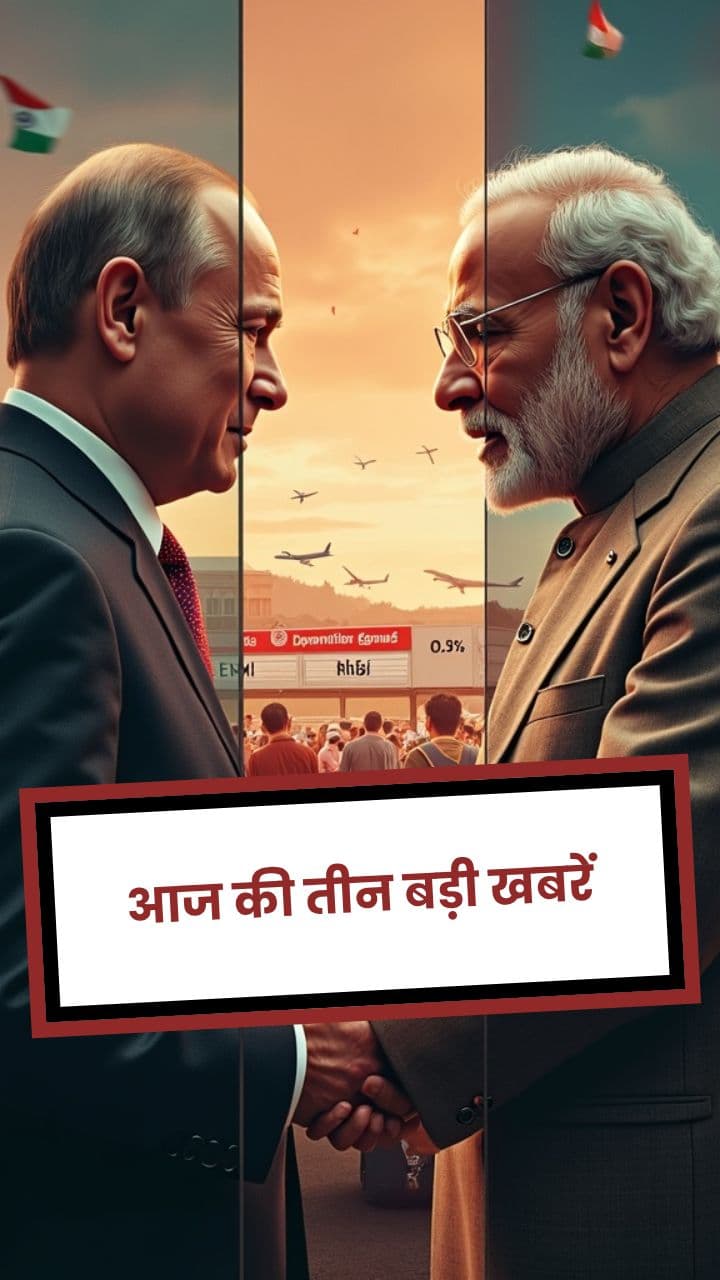 आज की तीन बड़ी खबरें