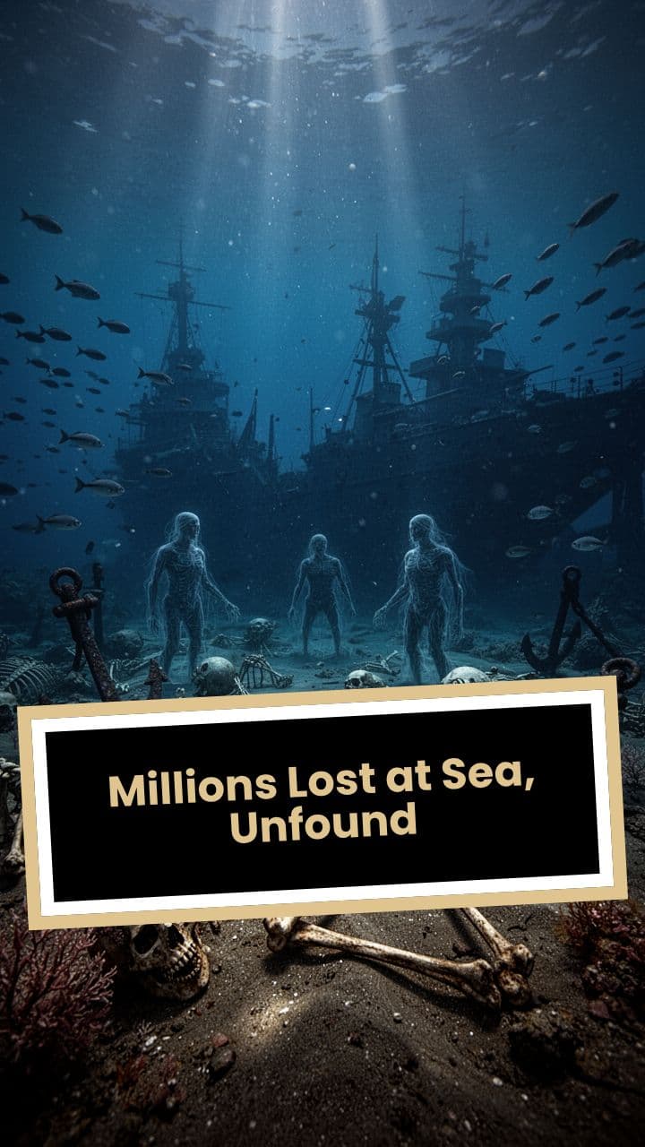 Millions Lost at Sea, Unfound