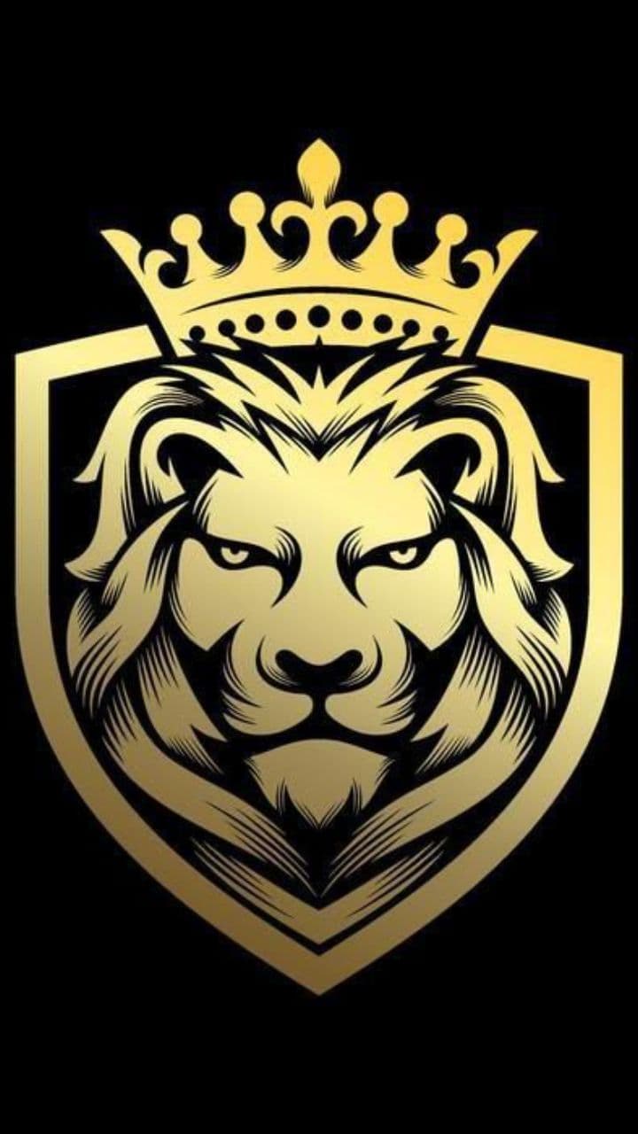 Neon Gold Lion Logo Reveal