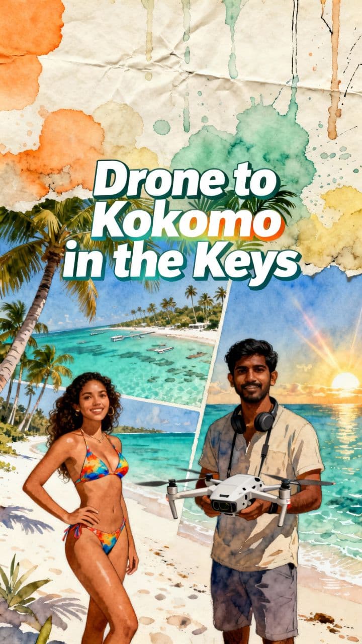 Drone to Kokomo in the Keys