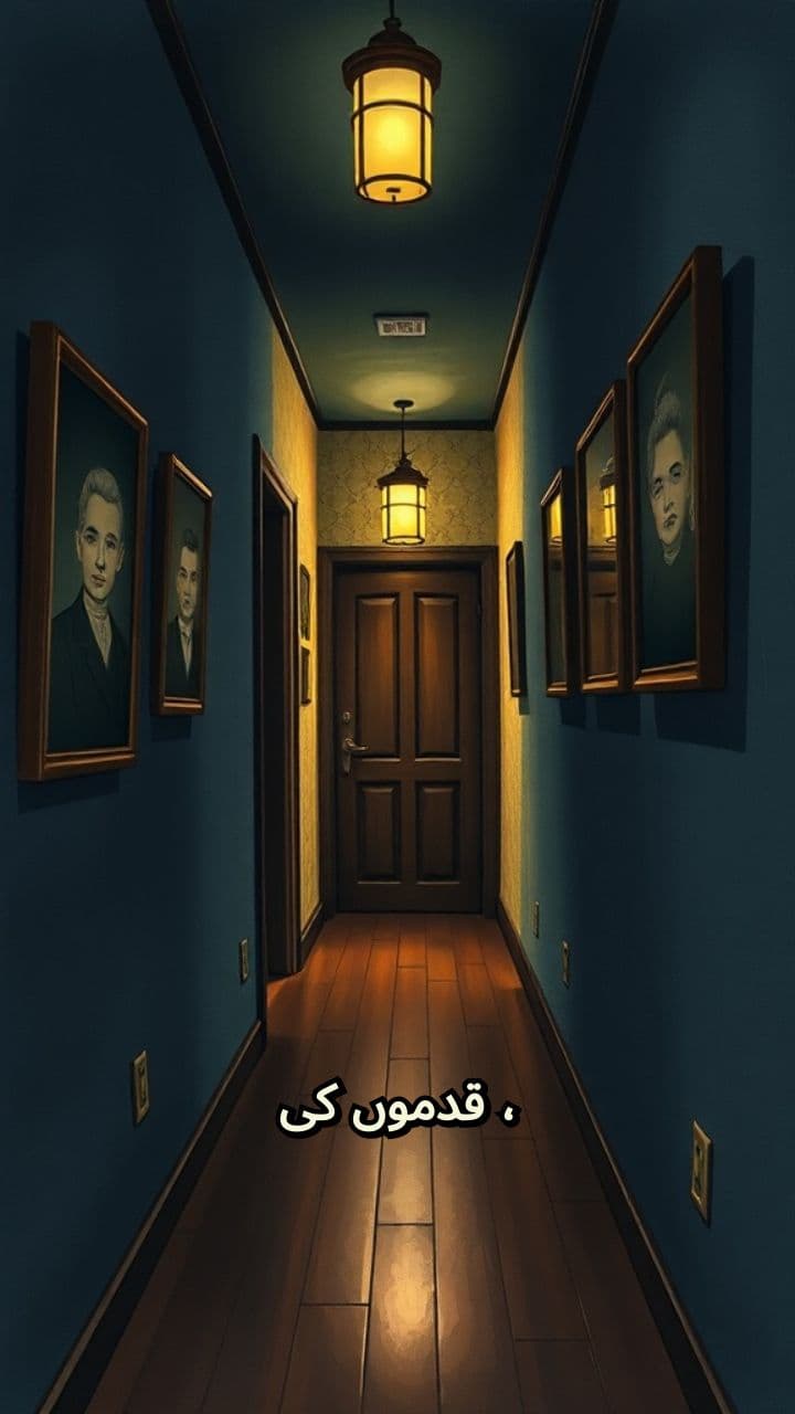 اندھیرے ہال وے کی پرچھائیں