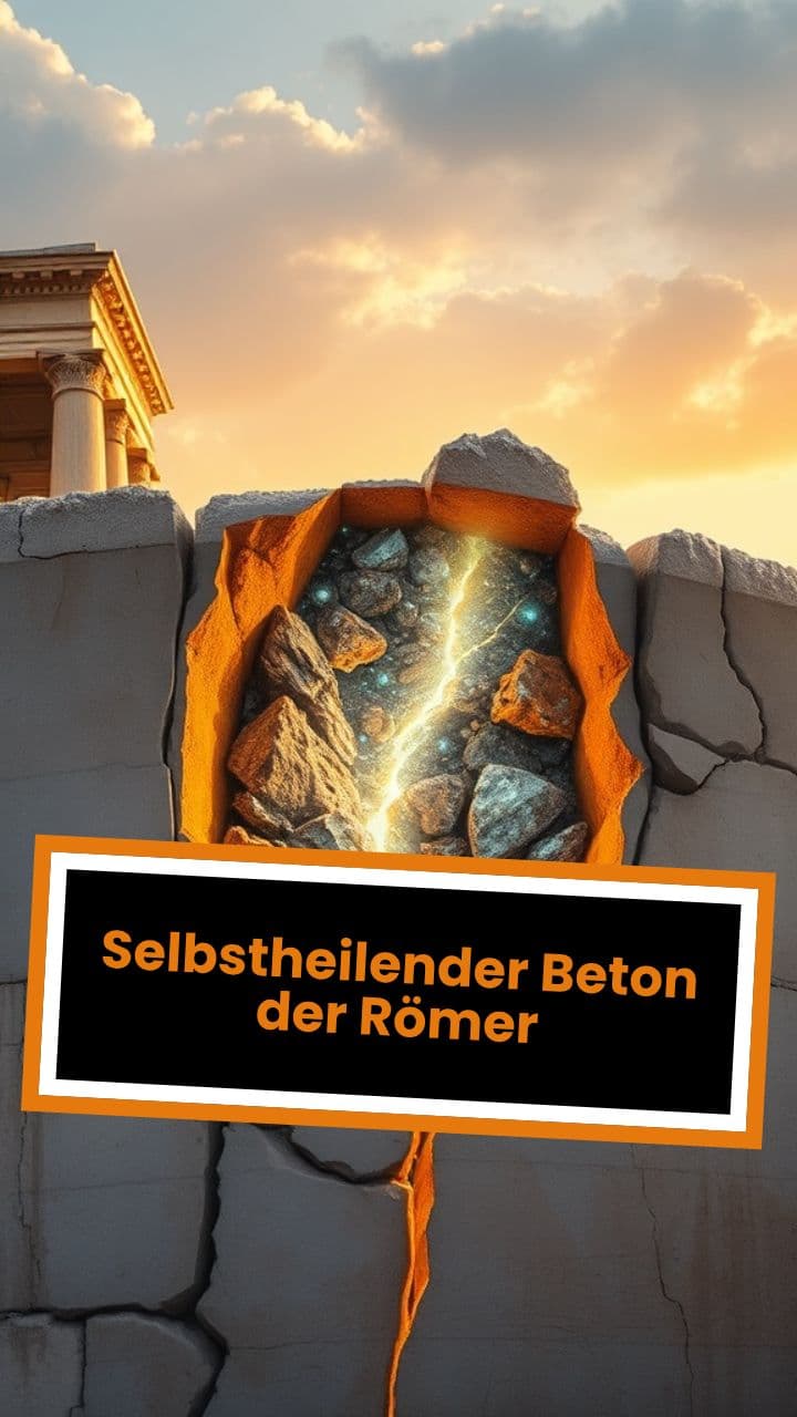 Selbstheilender Beton der Römer