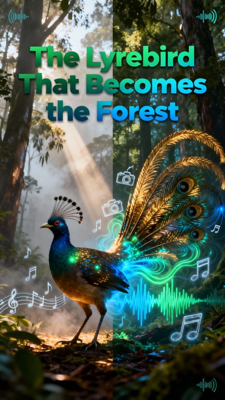 The Lyrebird That Becomes the Forest