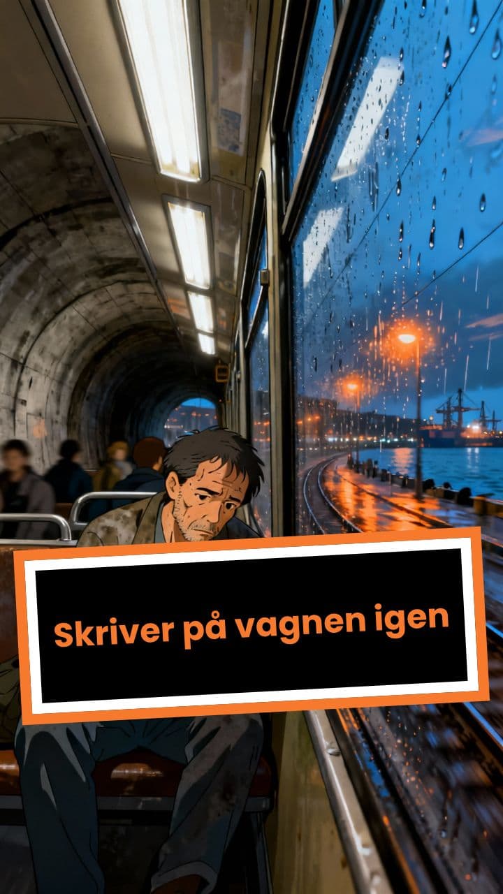 Skriver på vagnen igen