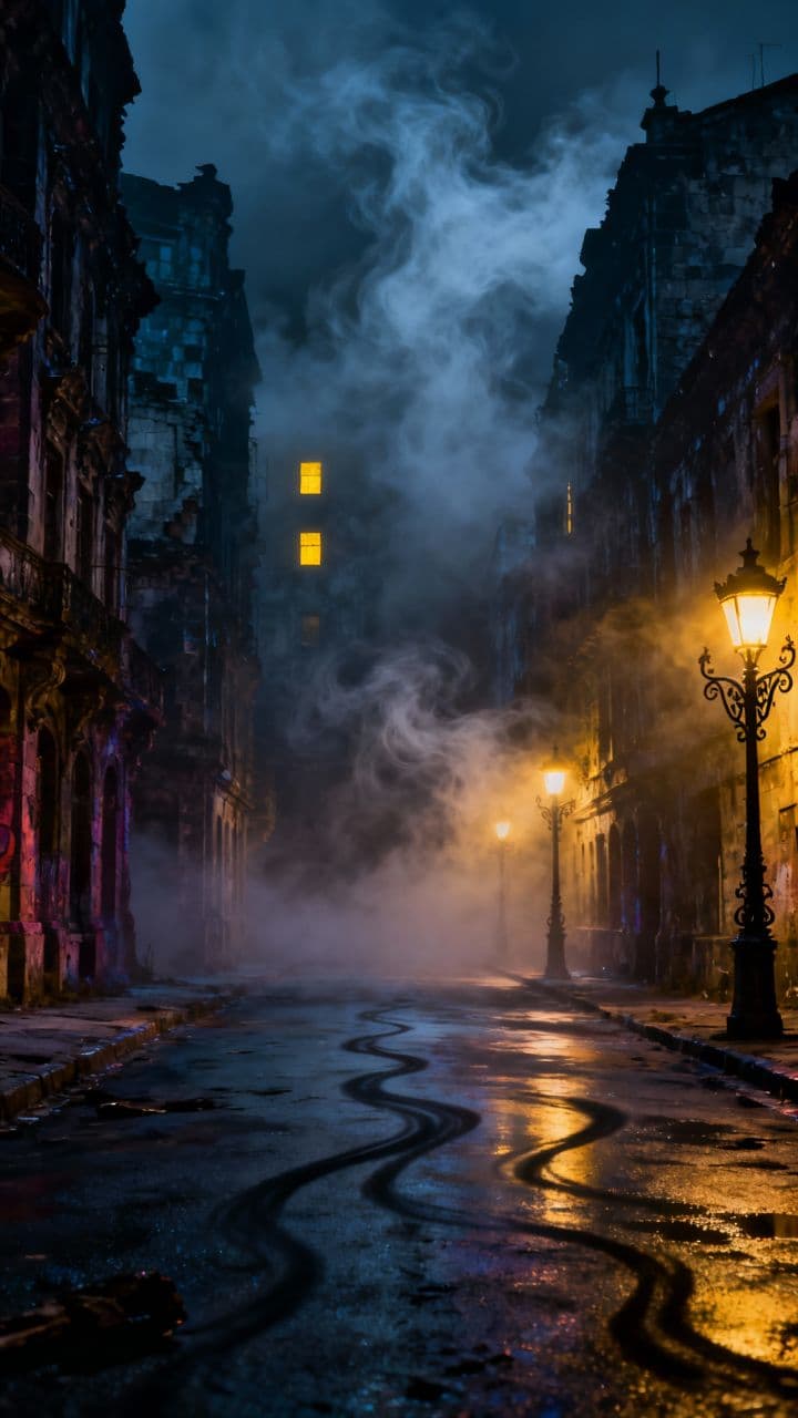 Eerie City Fog