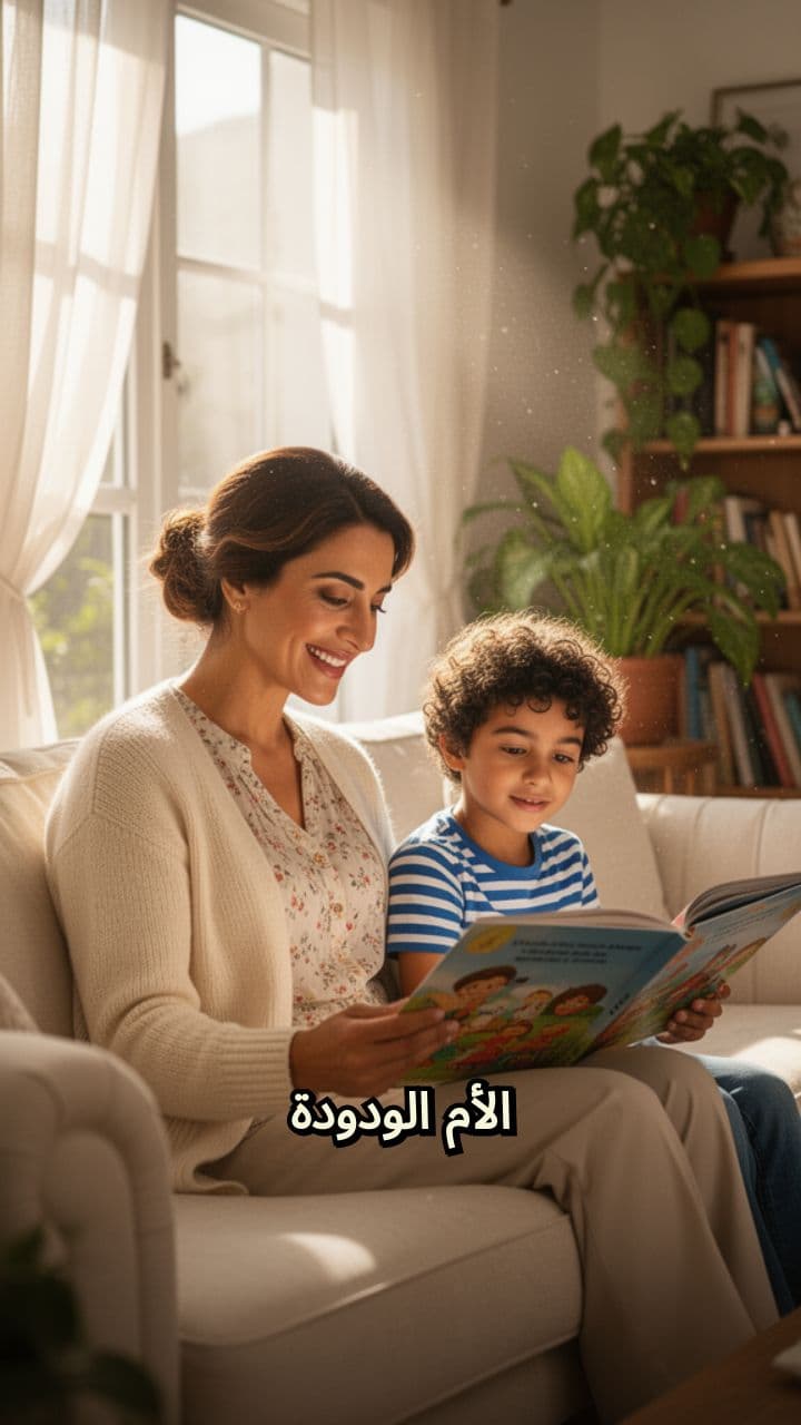 الأم الودودة: حضن الأمان والحب