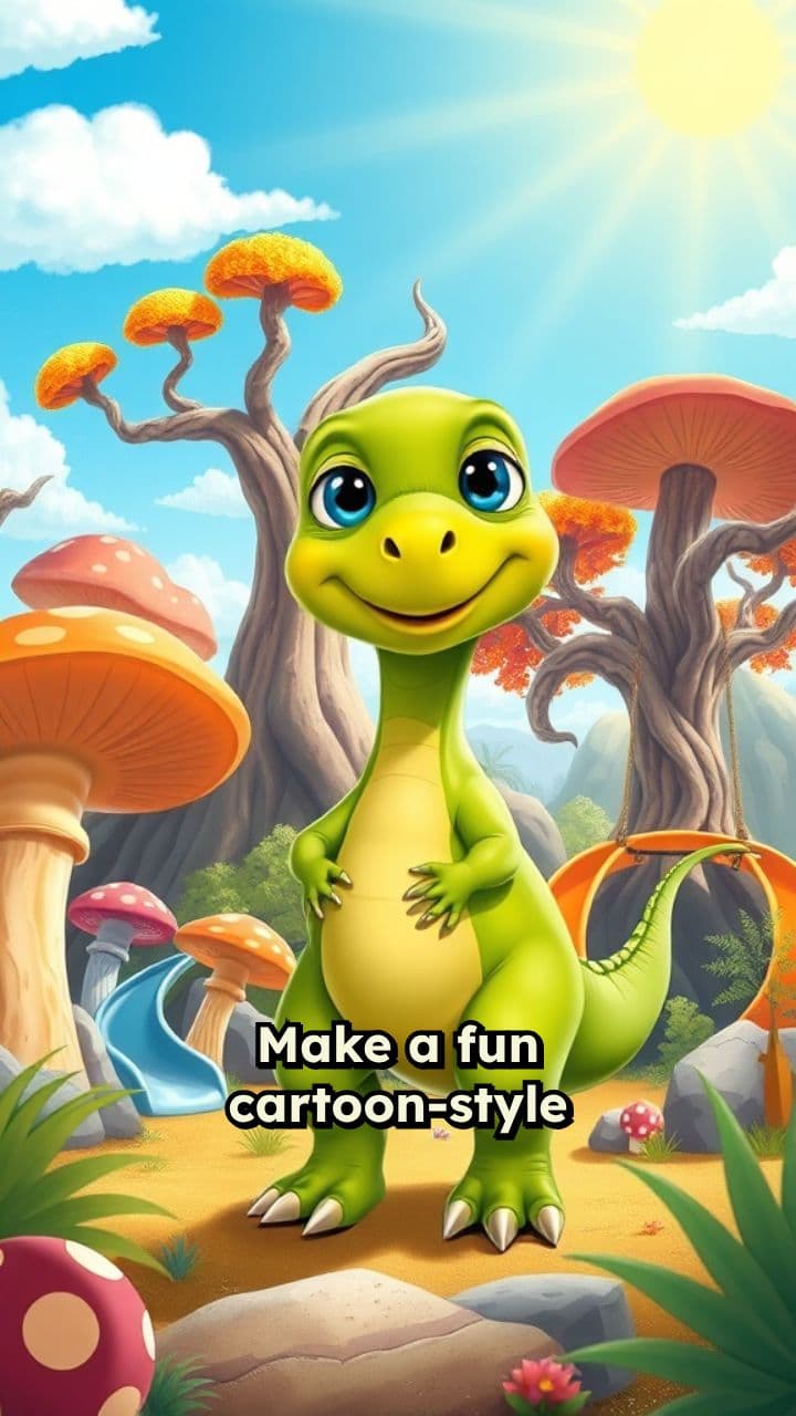 Dino's Journey to Friendship