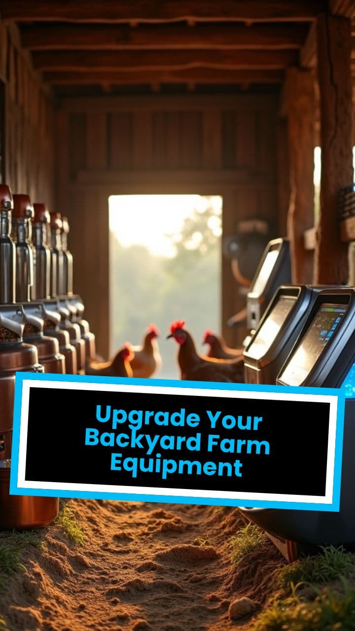Upgrade Your Backyard Farm Equipment