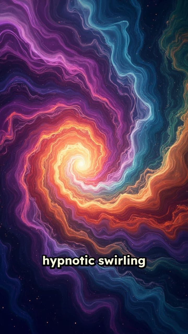 Hypnotic Swirling Colors Loop