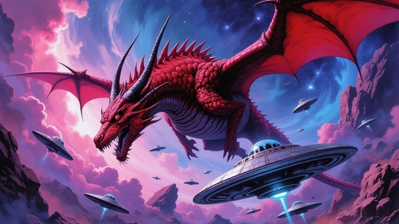 Space Dragon and UFO Army