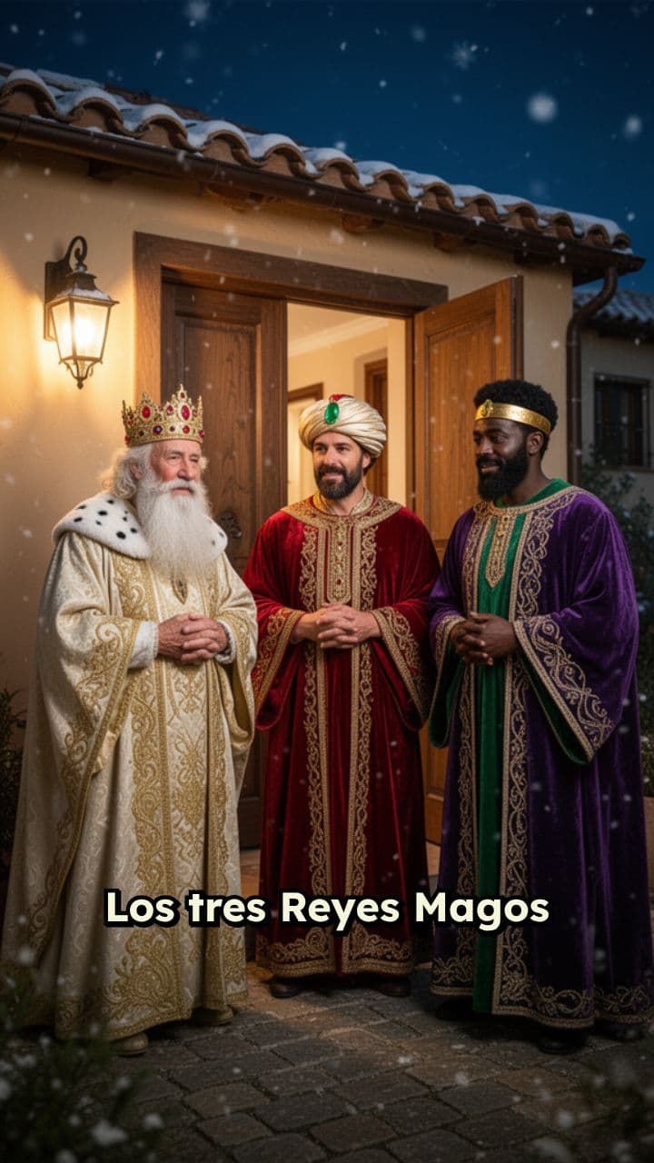 Los Reyes Magos visitan a Adriana