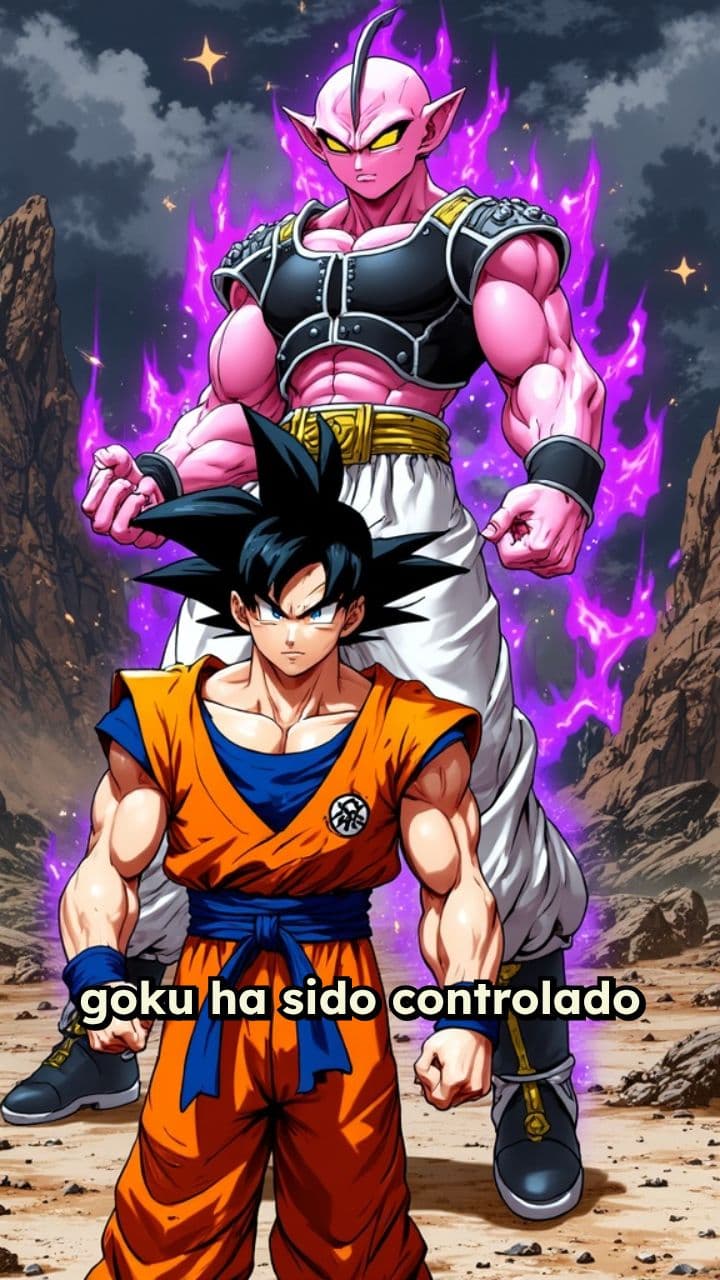 Goku controlado por Tablos en batalla
