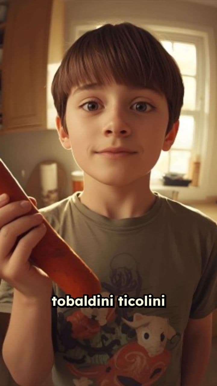 O menino e seu pintinho