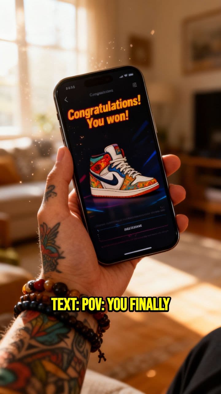 Sneaker Drop Celebration