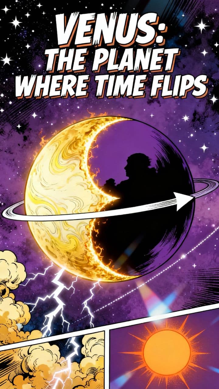 Venus: The Planet Where Time Flips