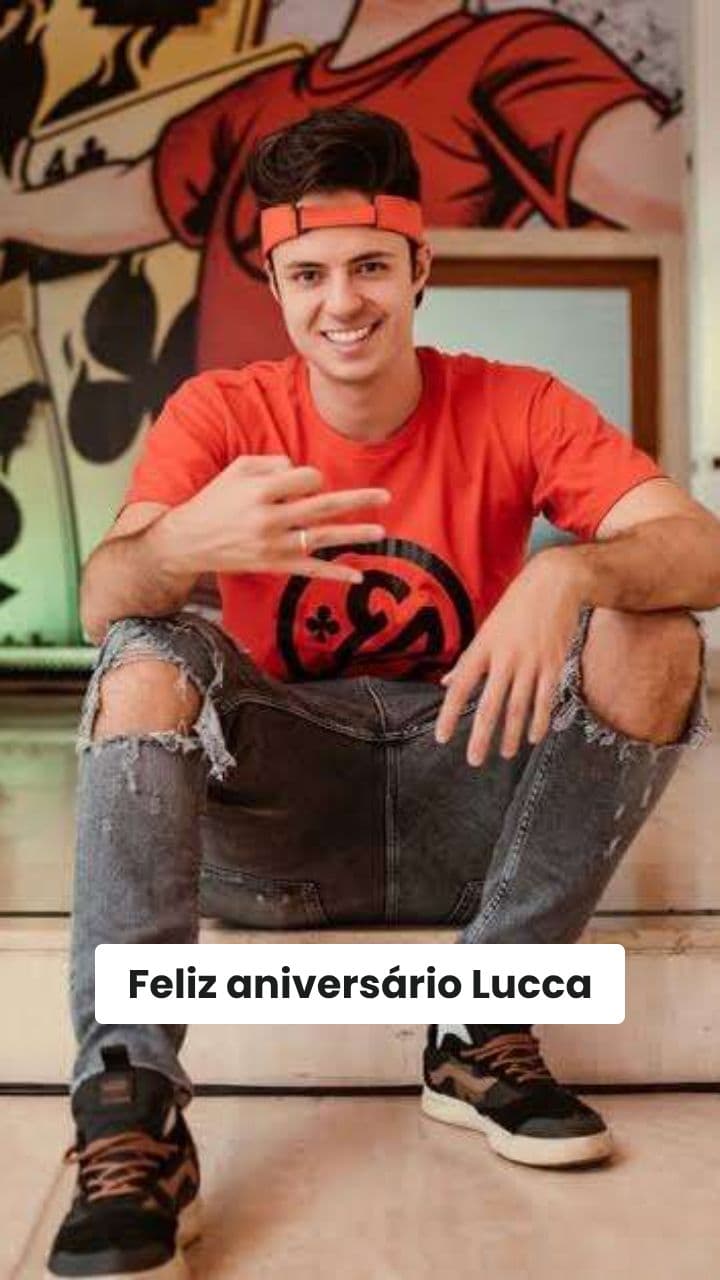Mensagem de Aniversário Enaldinho para Lucca