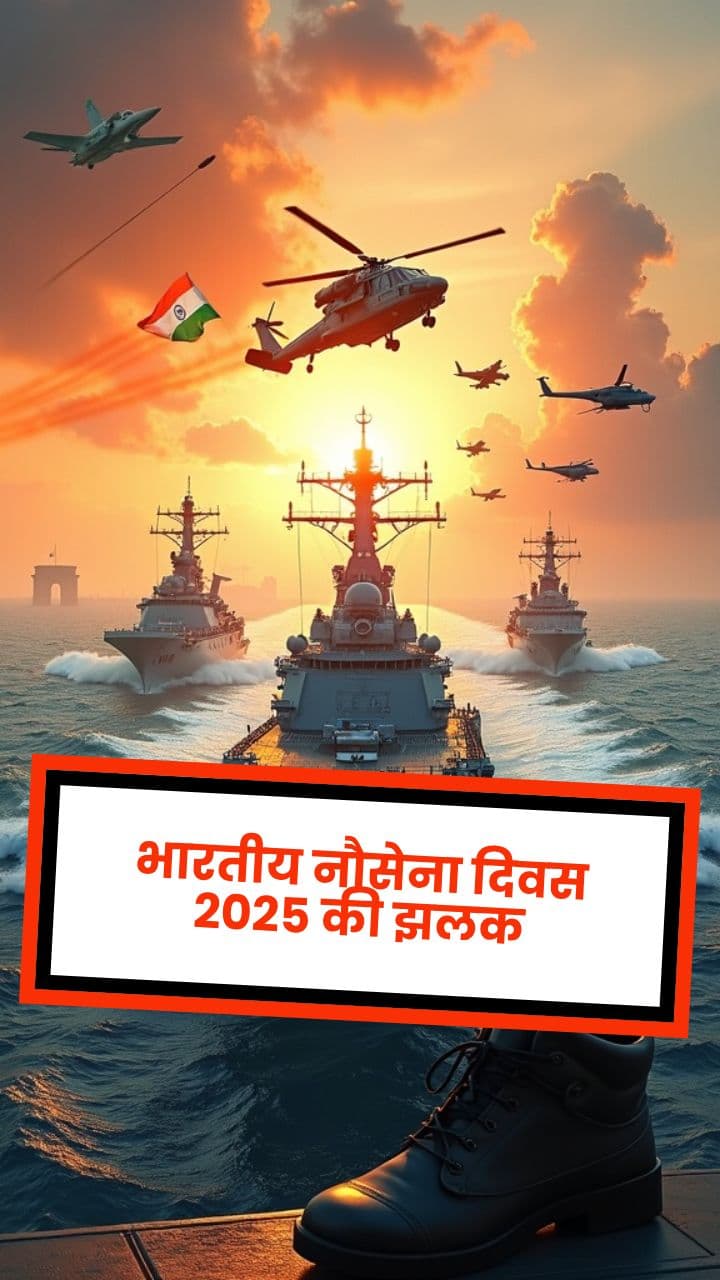 भारतीय नौसेना दिवस 2025 की झलक