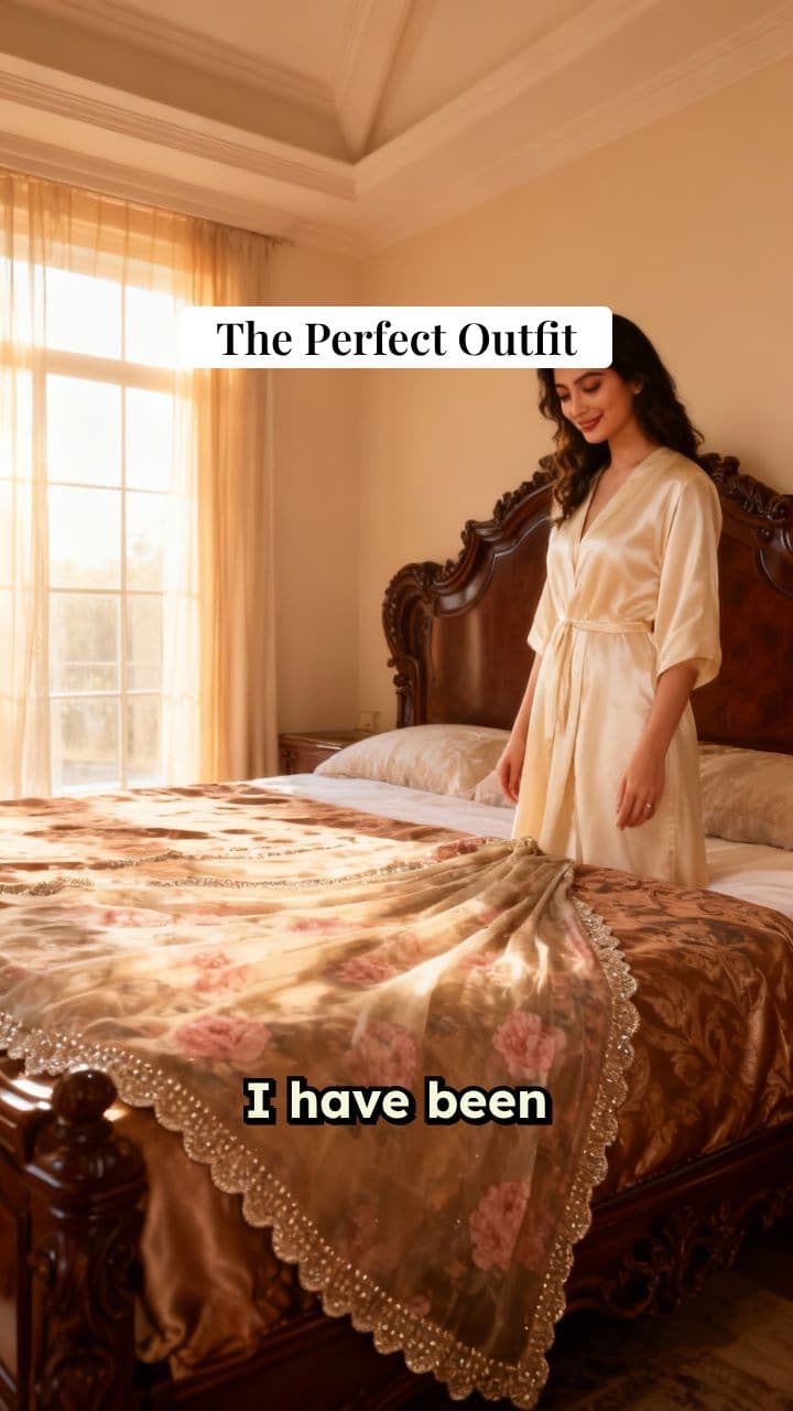 Luxury Floral Saree GRWM