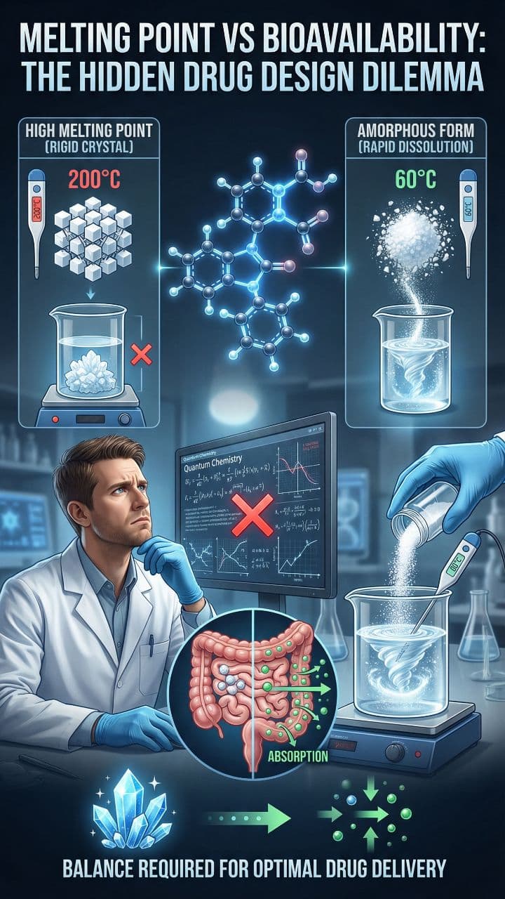 Melting Point vs Bioavailability: The Hidden Drug Design Dilemma