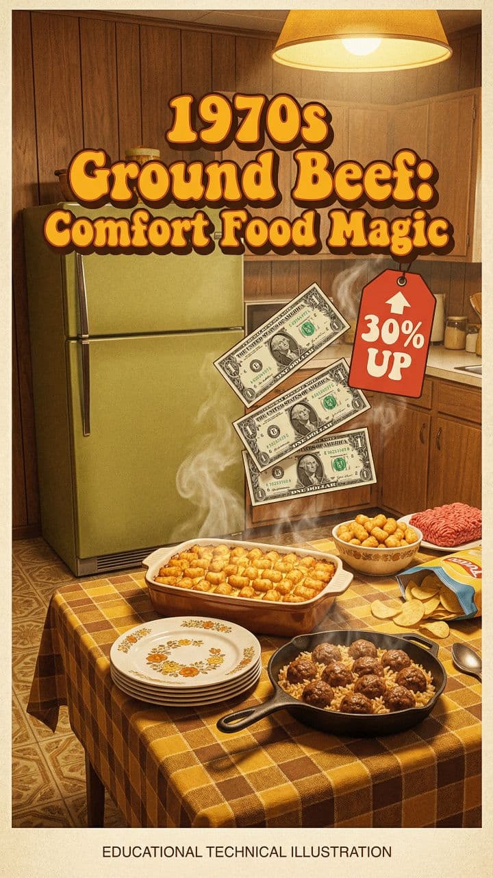 1970s Ground Beef: Comfort Food Magic