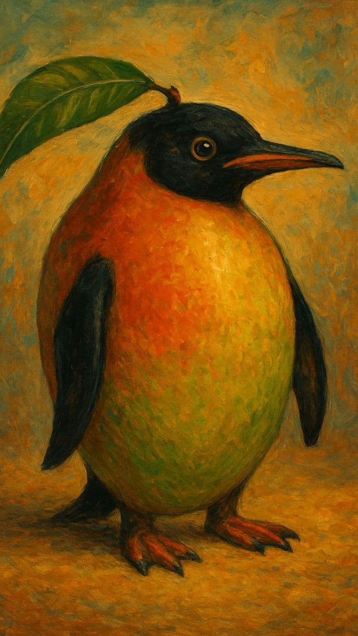 Mangopinguino in Spiaggia