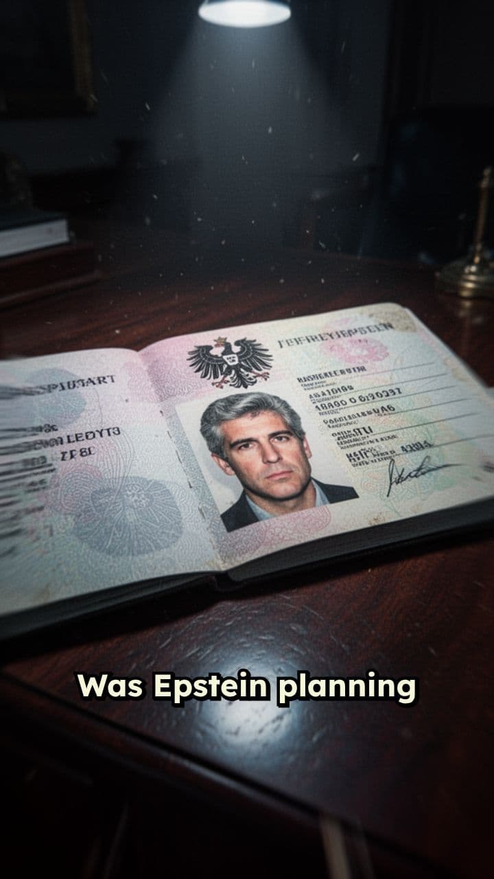 Epstein’s Fake Passport Escape Plan