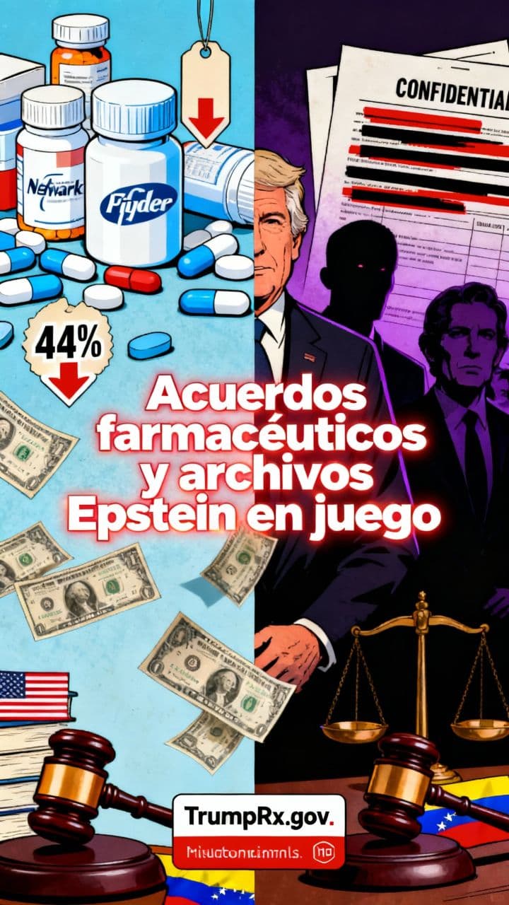 Acuerdos farmacéuticos y archivos Epstein en juego