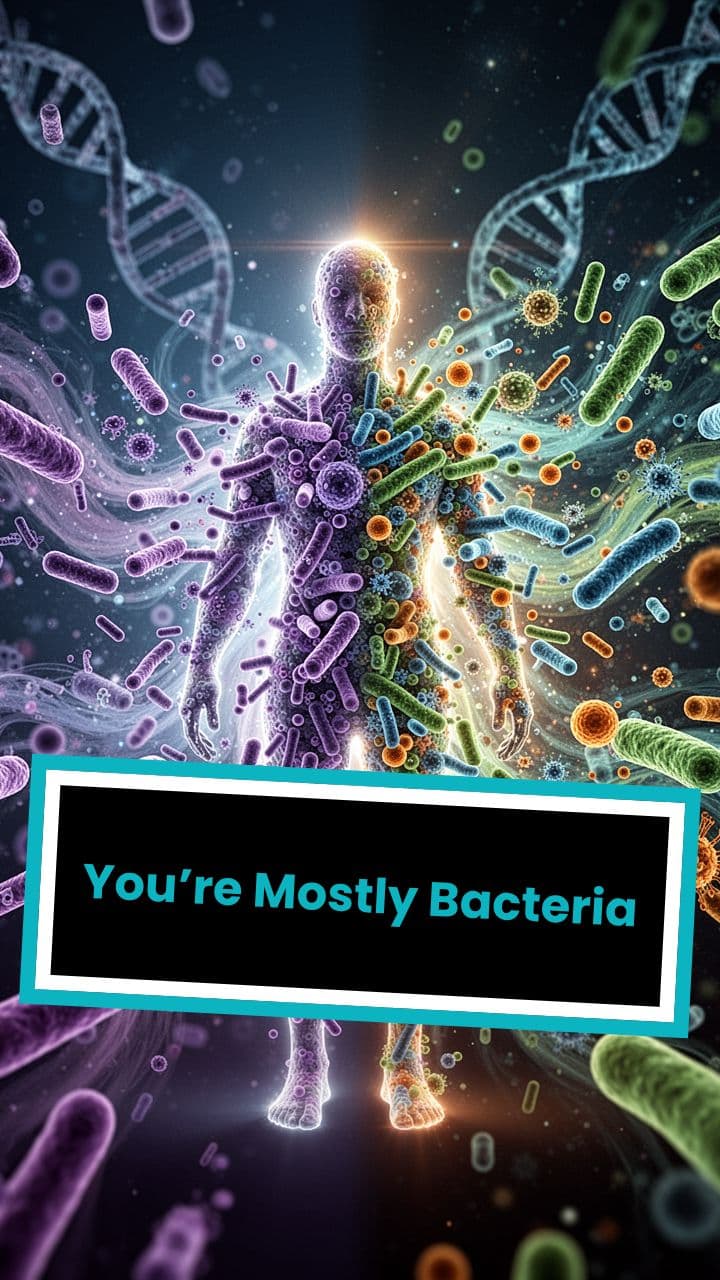 You’re Mostly Bacteria