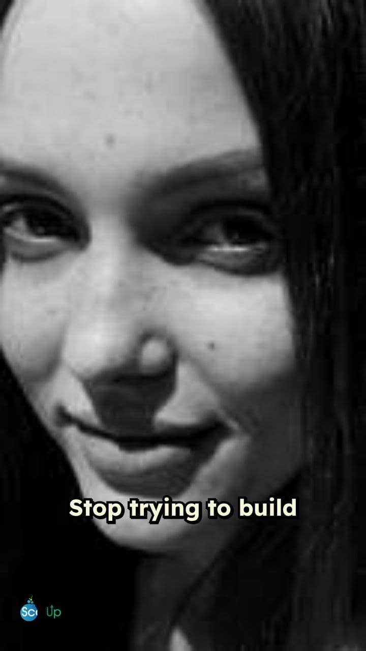 Arrête de construire, commence à être