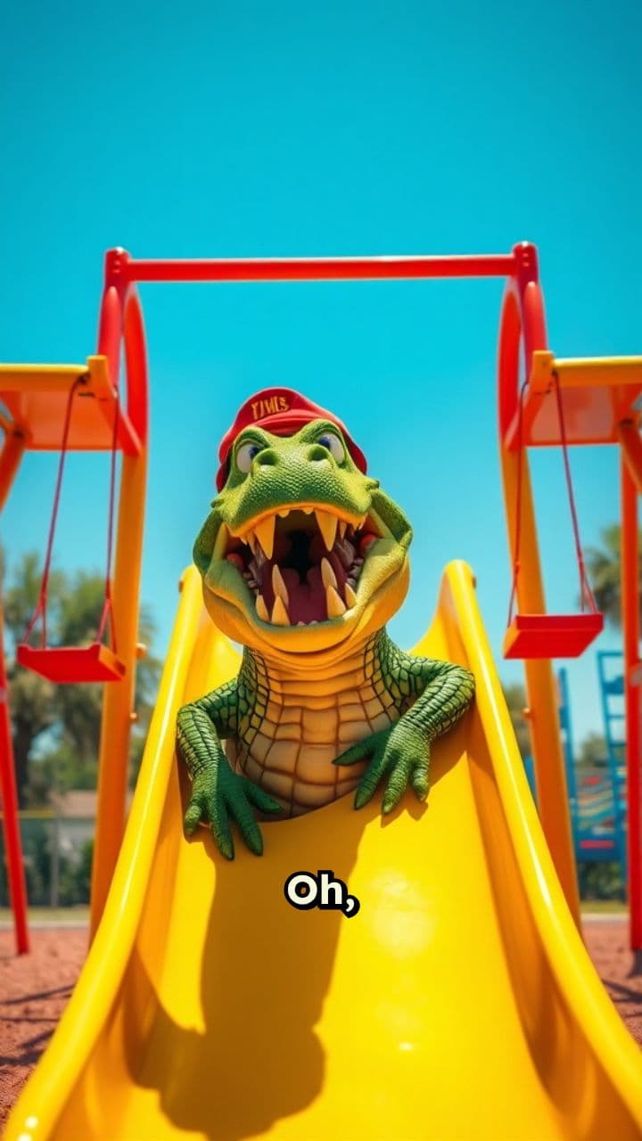 Sahur lacht Crocidilo aus