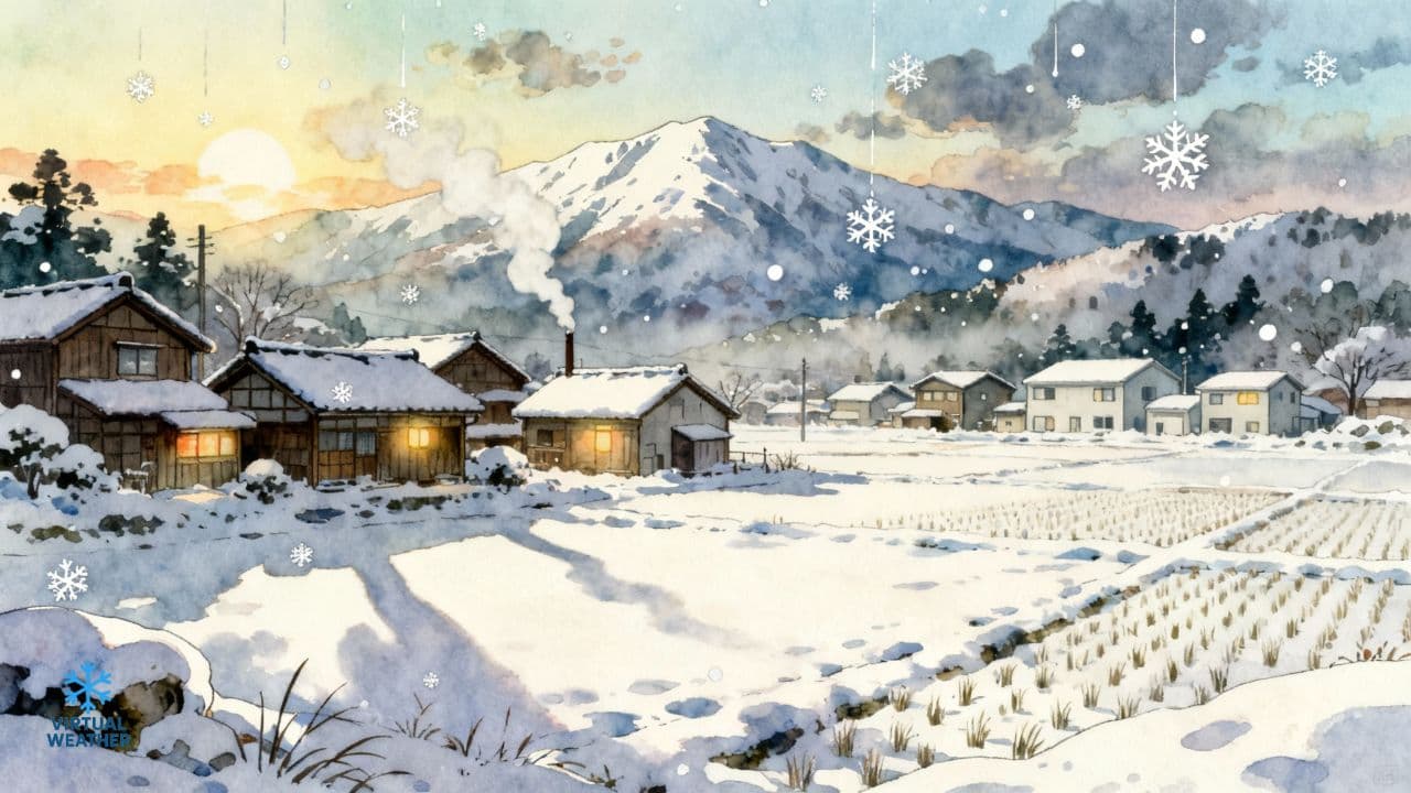 Winter Village Reverie