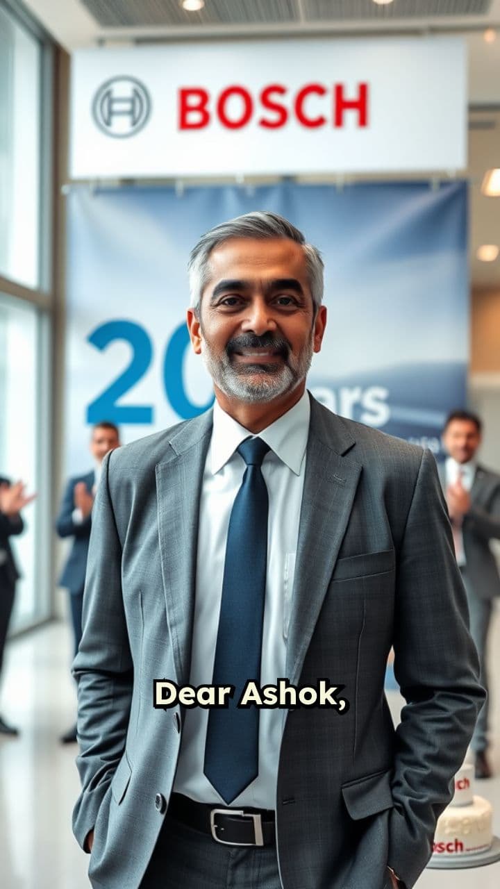 Congratulations on 20 Years at Bosch