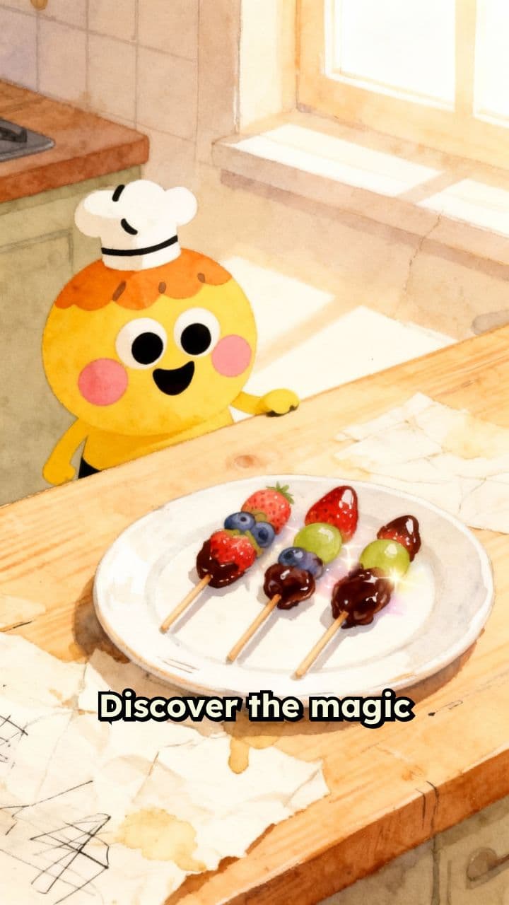 Chocolate Fruit Wands: A Magical Snack