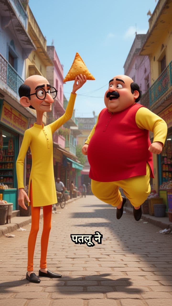 समोसे के लिए उड्या का धोखा