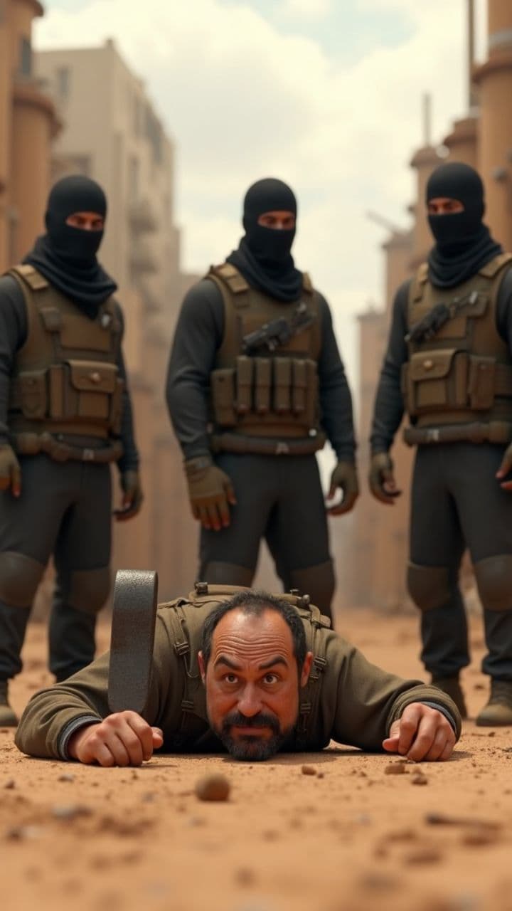 Brutal Execution in Desert Facility