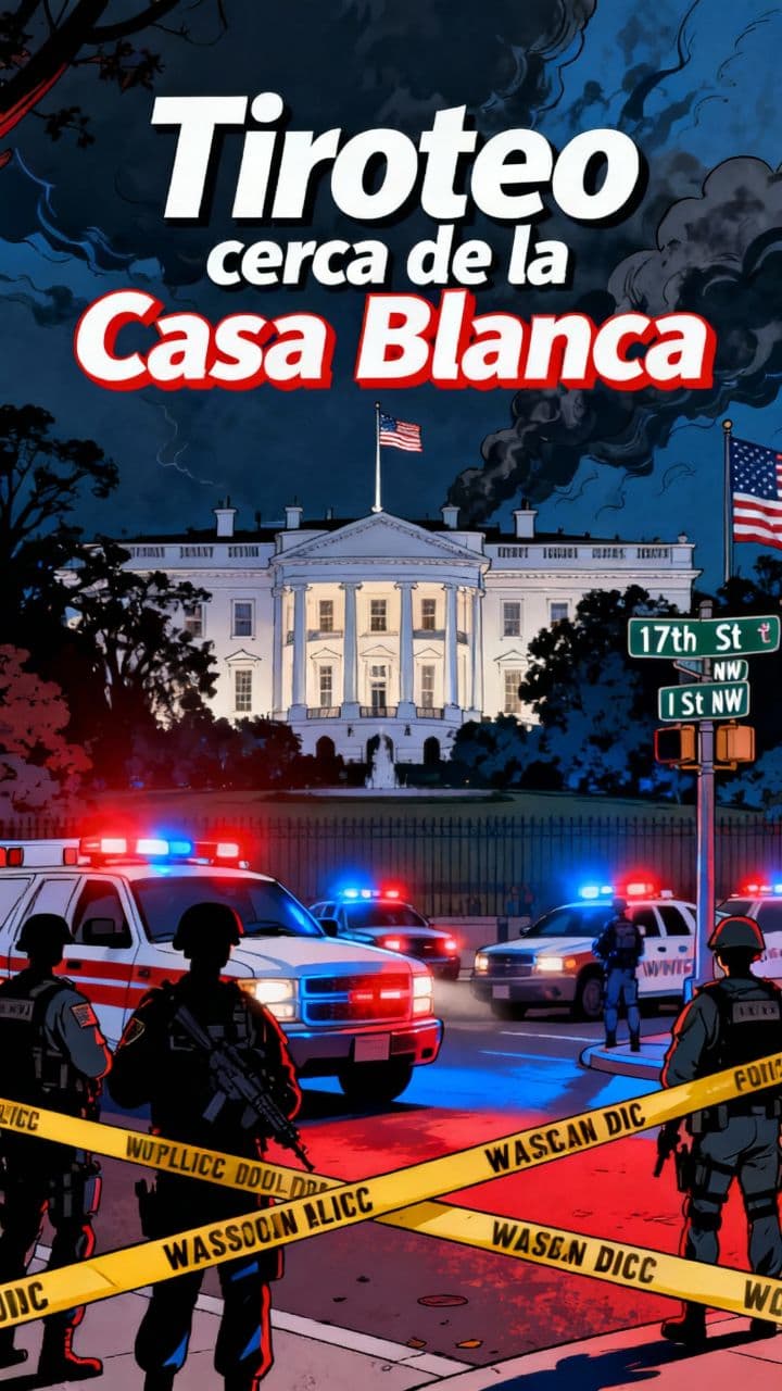 Tiroteo cerca de la Casa Blanca