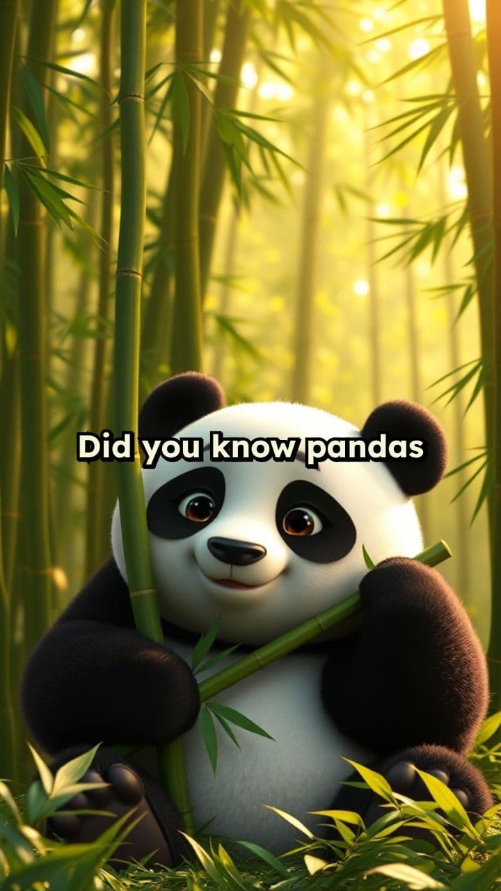 Pandas: Bamboo Eating Machines