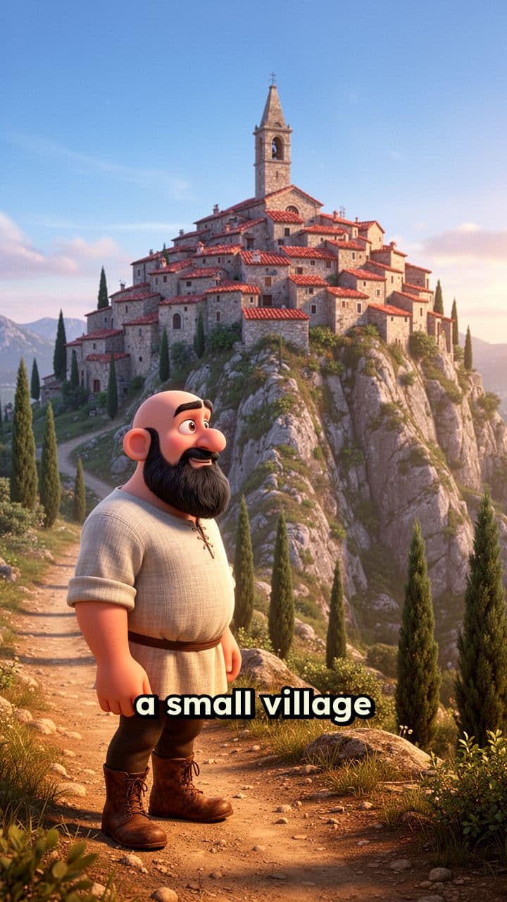 Mountain Village in Southern Italy