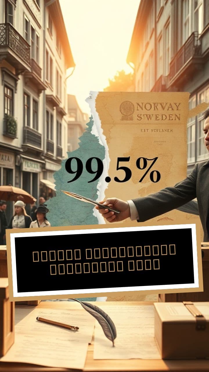 নরওয়ের শান্তিপূর্ণ স্বাধীনতা ১৯০৫