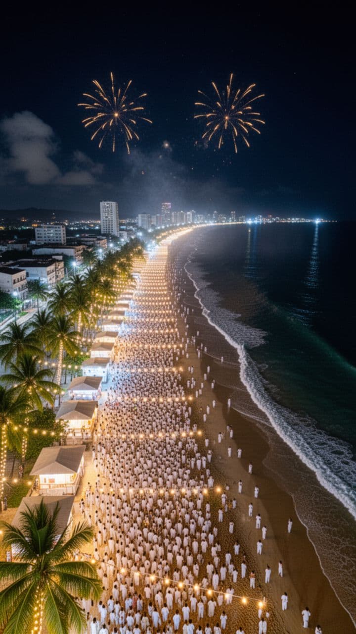 Fogos no Céu, Ano Novo